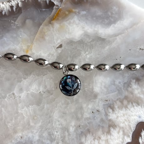 silver ball chain bracelet