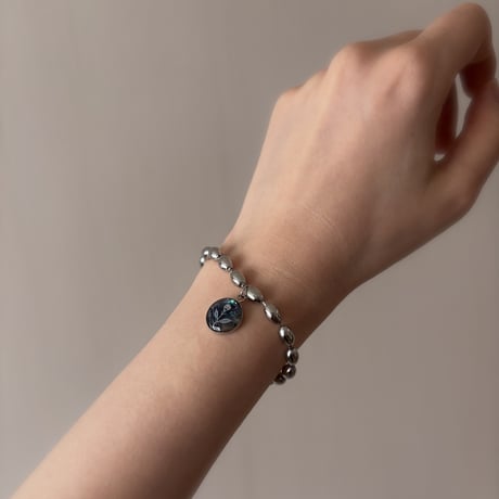 silver ball chain bracelet