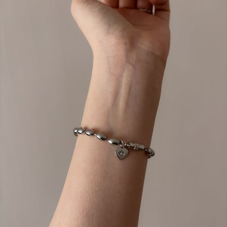 silver ball chain bracelet