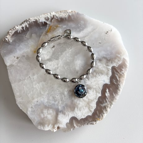 silver ball chain bracelet