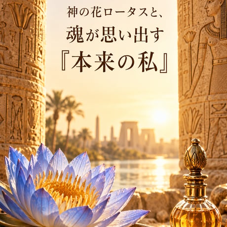 【限定6名様】魂が思い出すエジプト香油ワークショップ