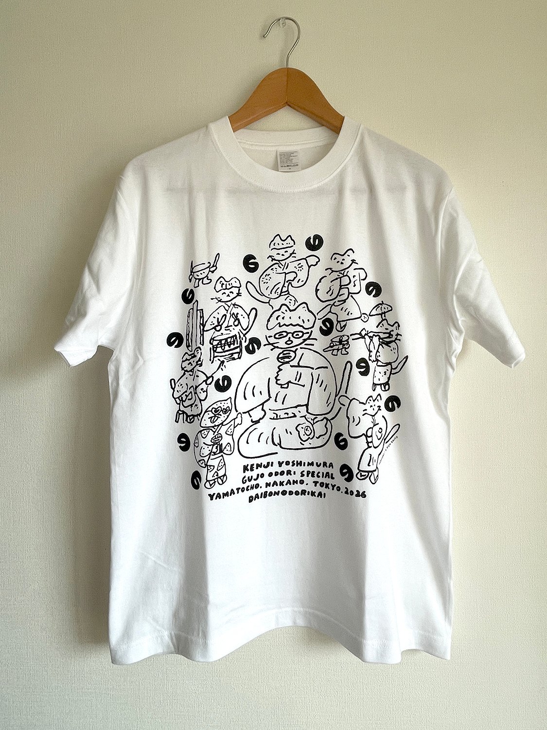 新作・残りわずか】のらぼん郡上おどりスペシャル Tシャツ／ホワイト