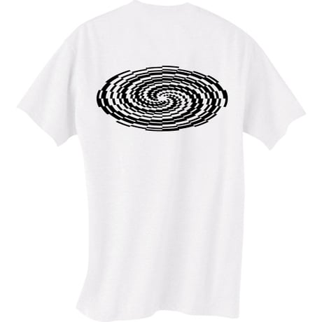 new!!!再入荷7/19「悪魔の沼 2026」沼模様 T-shirt（白）ステッカー付き。