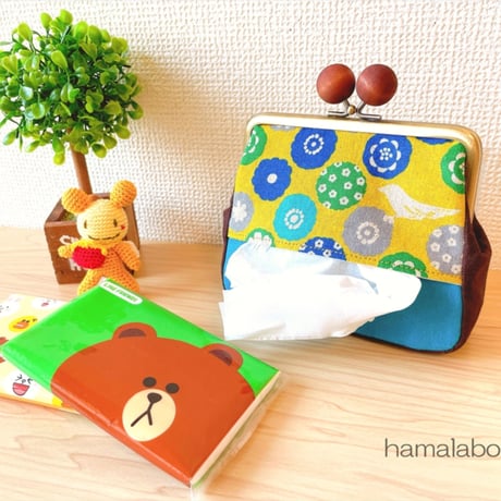 初回特価！【HA-2553】親子口金 12cm/青リンゴ×/ゴールド