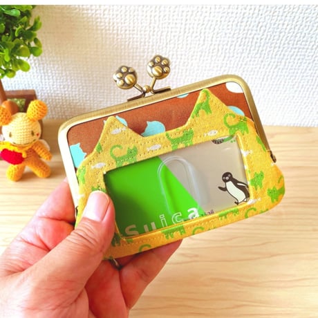【HA-1756】12cm/角型(大きな肉球×アンティークゴールド)-通常品-