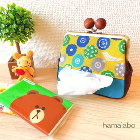 (廃盤予定)【HA-1976】「ネコの親子」の親子口金 12cm/角型(アンティークゴールド)