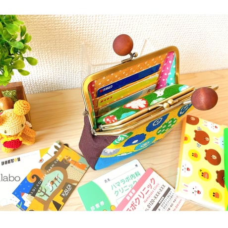 初回特価＆限定【HA-2534】レトロかわいい！親子口金 12cm/コトリ型(レトロ模様)/ゴールド