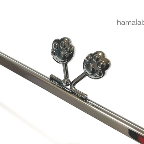 蔵出し！廃盤品の限定復活！【HA-b1261】25cm/角型(肉球×ブラック)