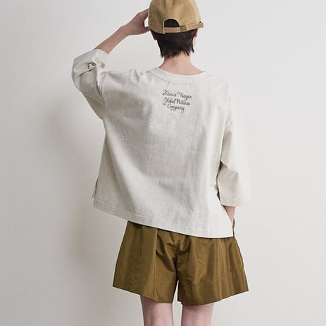 THOMAS MAGPIE バックロゴTシャツ (オートミール）