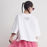 THOMAS MAGPIE バックロゴTシャツ (ホワイト／ブラック）