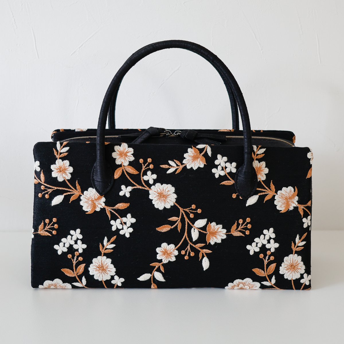 利休バッグ / Black Floral / R_1182 | Day After Day
