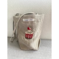 リネン ワンマイルバッグ〈いちごショート〉