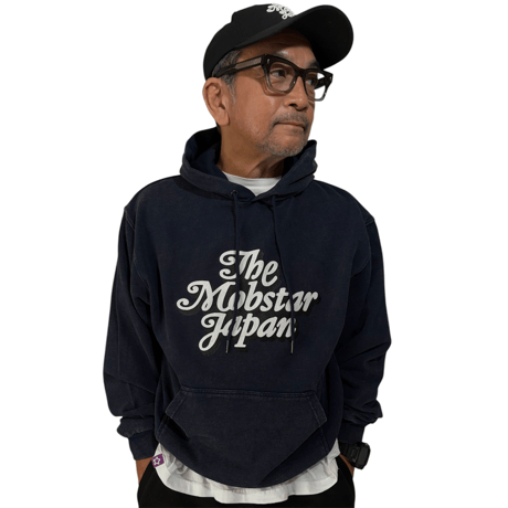 LOGO HOODIE FADE NAVY