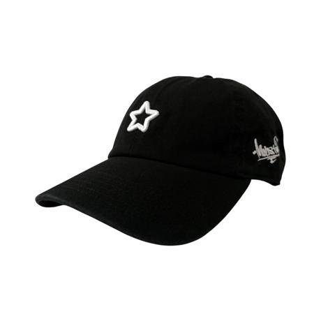mini star cotton cap black