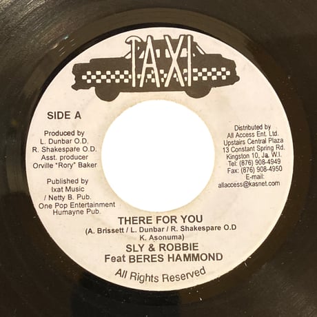 THERE FOR YOU / BERES HAMMOND (7インチレコード)