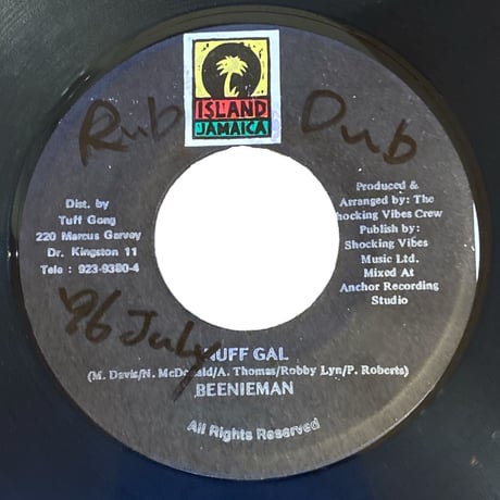 NUFF GAL / BEENIE MAN (7インチレコード)