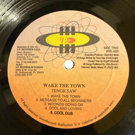 WAKE THE TOWN / TENOR SAW (LPレコード)