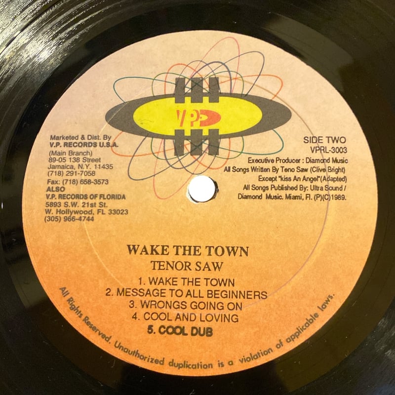WAKE THE TOWN / TENOR SAW (LPレコード) | レゲエとジャマイカグ