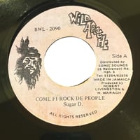 COME FI ROCK DE PEOPLE / SUGAR D (7インチレコード)