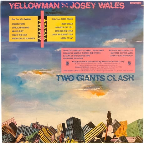 TWO GIANTS CLASH / YELLOW MAN vs JOSEY WALES (LPレコード)