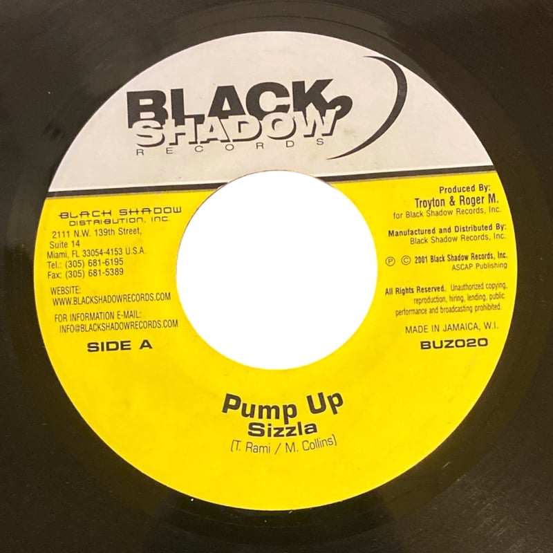 PUMP UP / SIZZLA (7インチレコード) | レゲエとジャマイカグッズ！TURT