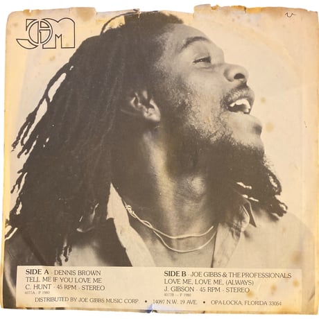 TELL ME 'YOU LOVE ME' / DENNIS BROWN (7インチレコード)
