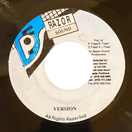 PLEASE STAY / PHILLIP FRASER (7インチレコード)