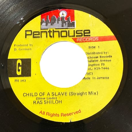 CHILD OF A SLAVE / RAS SHILOH (7インチレコード)