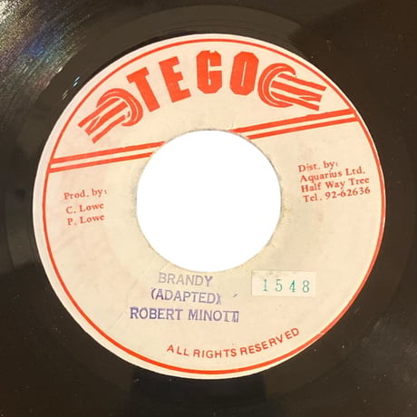 BRANDY / ROBERT MINOTT (7インチレコード)