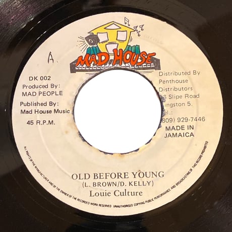 OLD BEFORE YOUNG / MALFUNCTION / LOUIE CULTURE (7インチレコード)