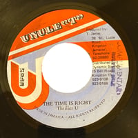 THE TIME IS RIGHT / THRILLER U (7インチレコード)