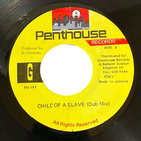 CHILD OF A SLAVE / RAS SHILOH (7インチレコード)
