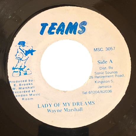 LADY OF MY DREAMS / WAYNE MARSHALL (7インチレコード)
