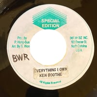 再入荷！EVERYTHING I OWN / KEN BOOTHE (7インチレコード)