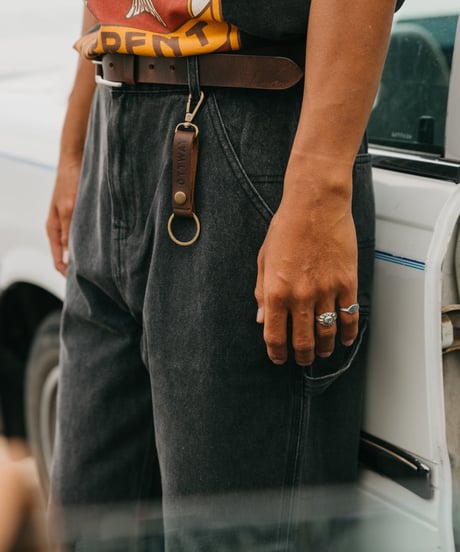 【予約販売】 WANDER LEATHER KEY RING