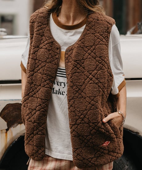 NOMAD SHERPA REVERSIBLE CHECKED VEST