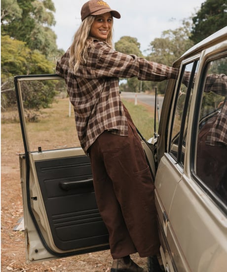 CHEF OTTWAY PANTS UNISEX - DARK BROWN