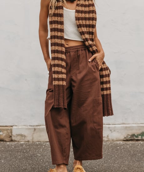 CHEF OTTWAY PANTS UNISEX - DARK BROWN