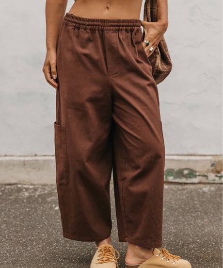 CHEF OTTWAY PANTS UNISEX - DARK BROWN