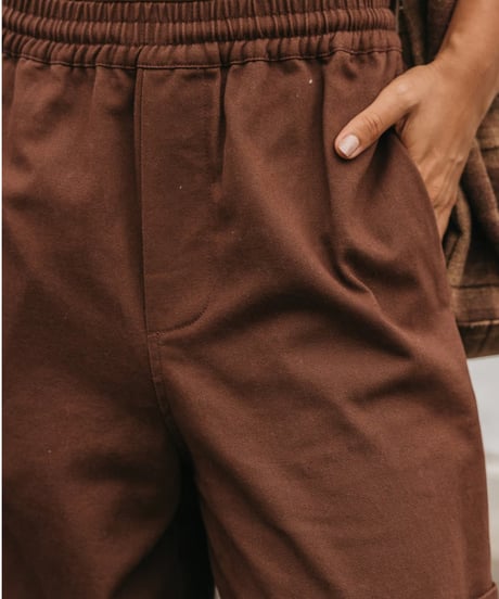CHEF OTTWAY PANTS UNISEX - DARK BROWN