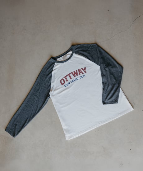 SLOW TRAVEL DEPT LONG SLEEVE RAGLAN T-SHIRT
