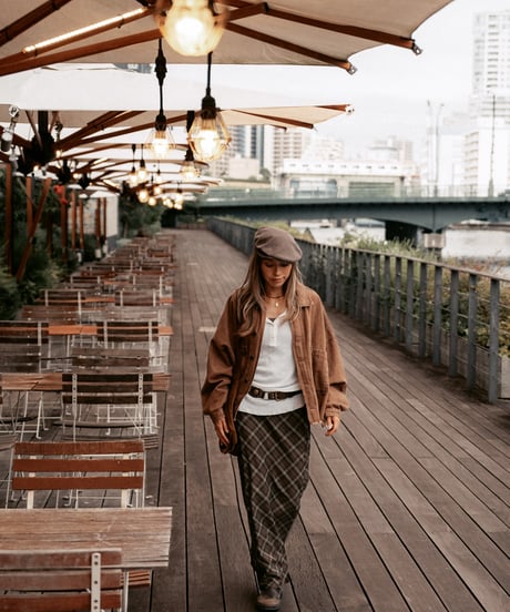 MOSSWOOD CHECK SKIRT