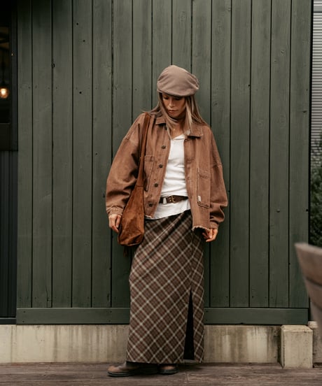 MOSSWOOD CHECK SKIRT