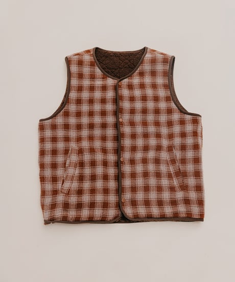 NOMAD SHERPA REVERSIBLE CHECKED VEST