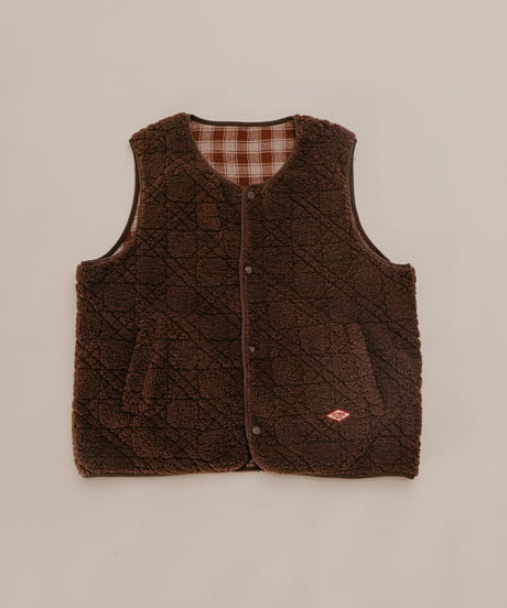 NOMAD SHERPA REVERSIBLE CHECKED VEST