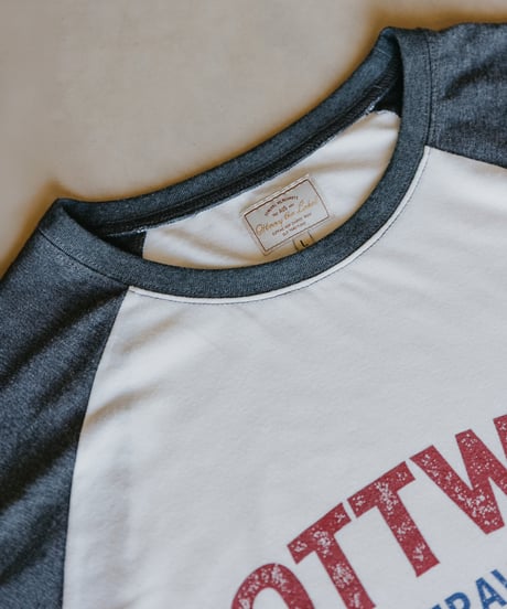 SLOW TRAVEL DEPT LONG SLEEVE RAGLAN T-SHIRT
