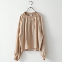 RAMIE/LYOCELL GATHER PULLOVER BLOUSE MNN-SH-346〜MANON〜