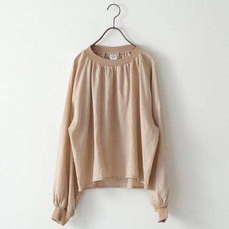 RAMIE/LYOCELL GATHER PULLOVER BLOUSE MNN-SH-346〜MANON〜