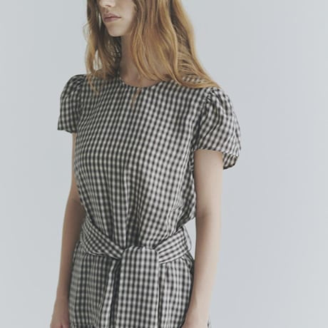 BELTED PUFF SLEEVE BLOUSE MNN-SH-342〜MANON〜