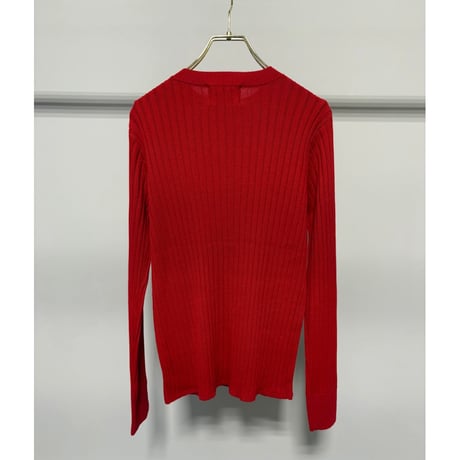 予約商品！2026autumn/winter MG KN-26148-リブニットPO~margaux vintage~